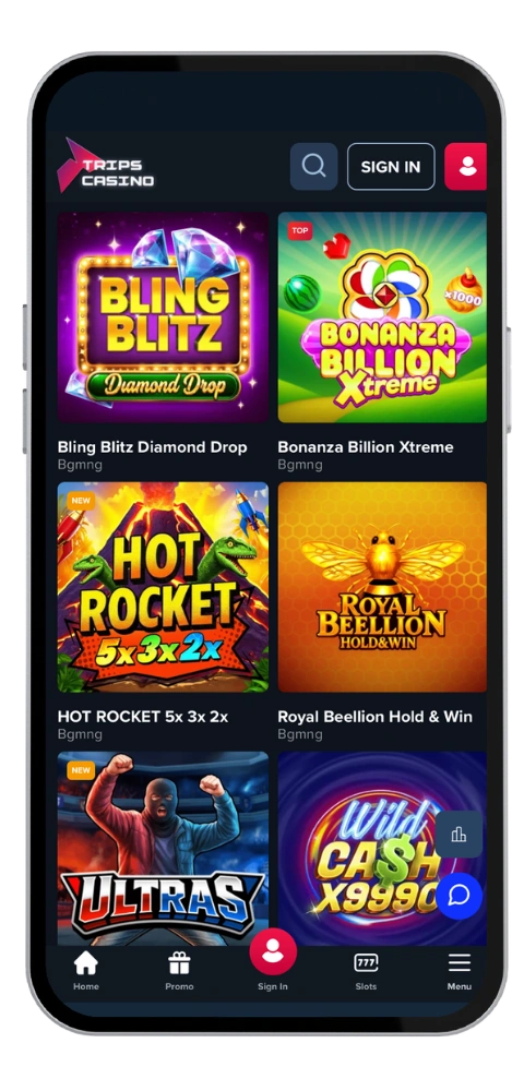 TripsCasino kasino apk